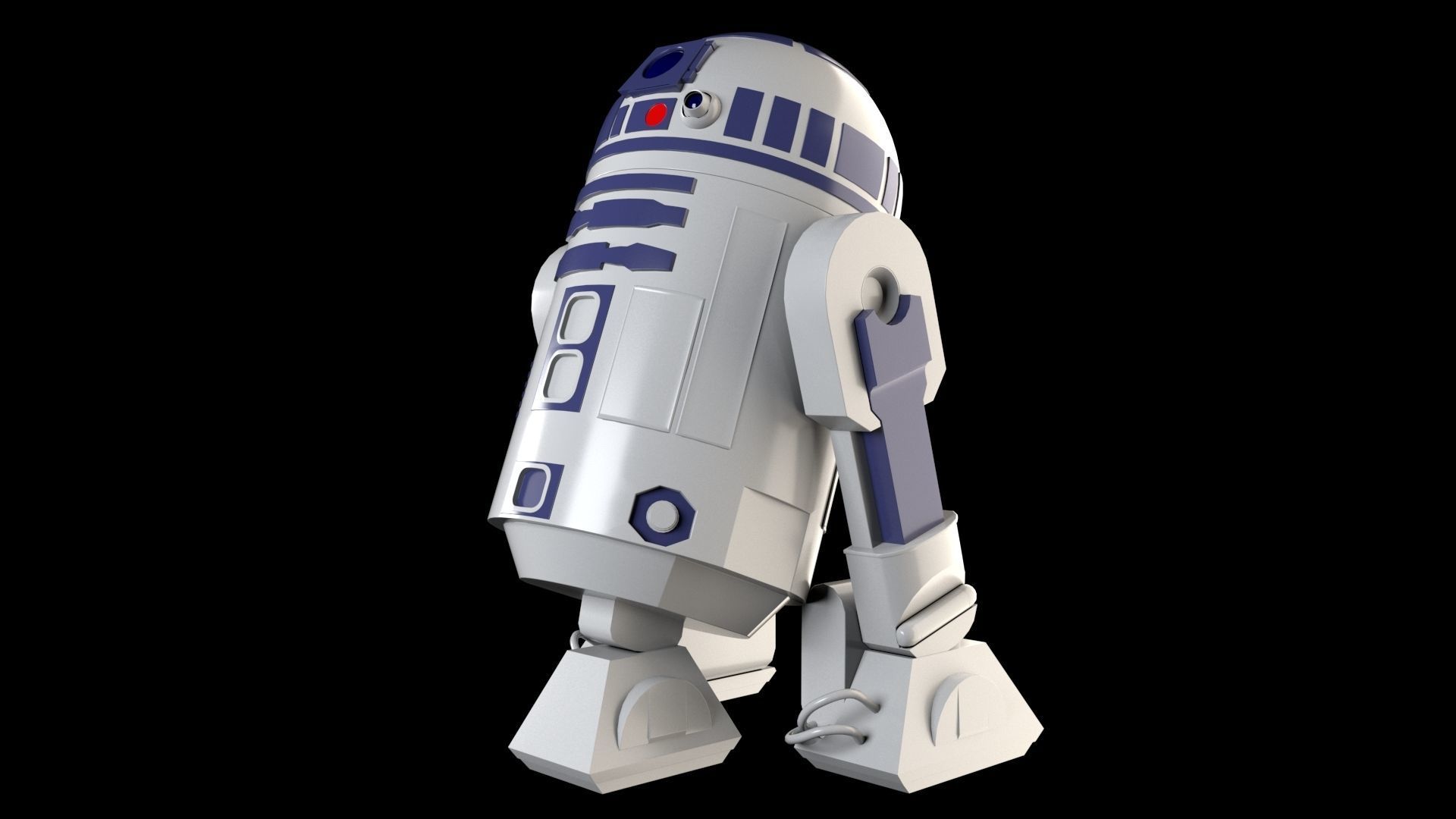 3D model R2D2 RIGGED VR / AR / low-poly | CGTrader