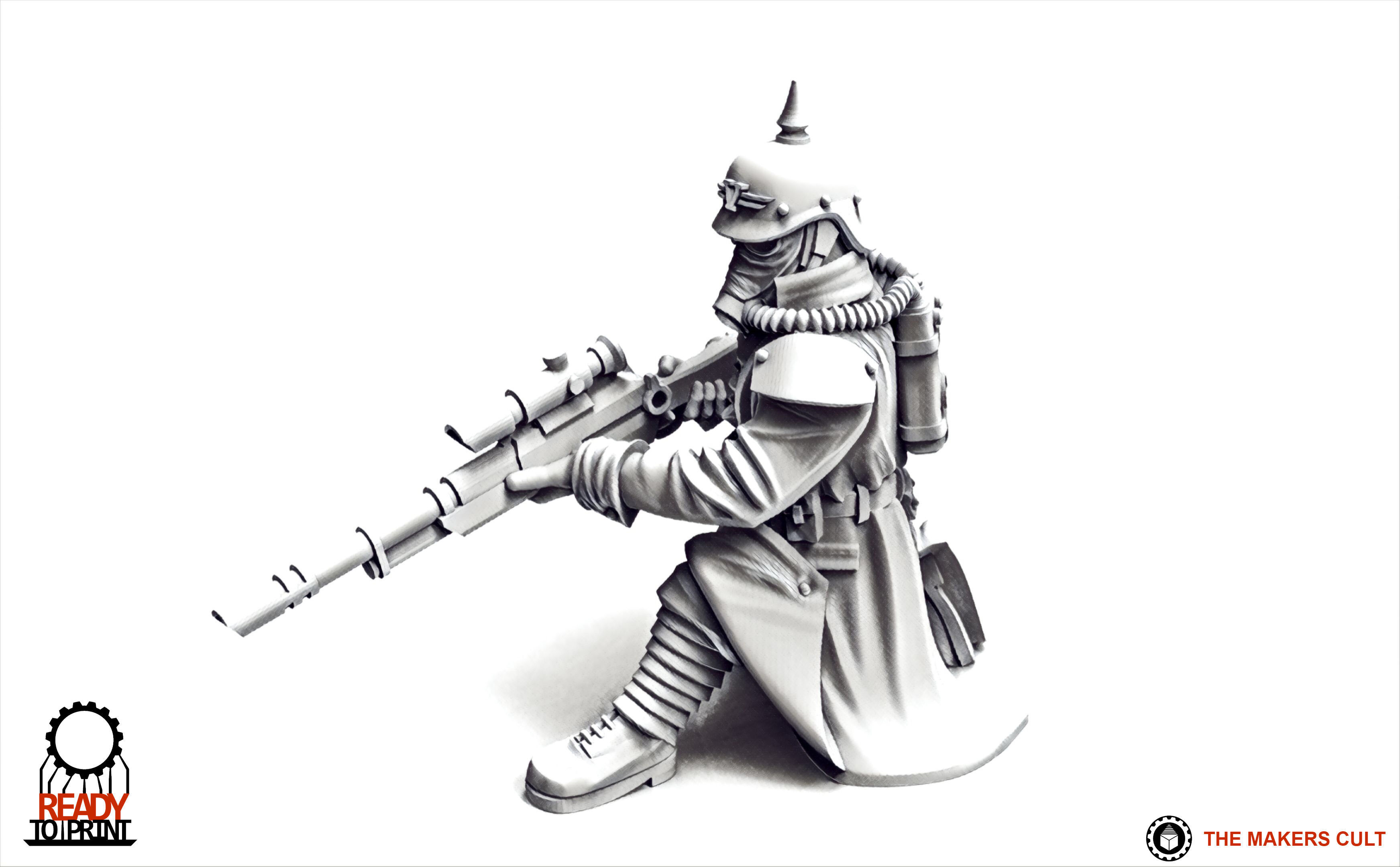 Valour Korps - Sharpshooters 3D model 3D printable | CGTrader