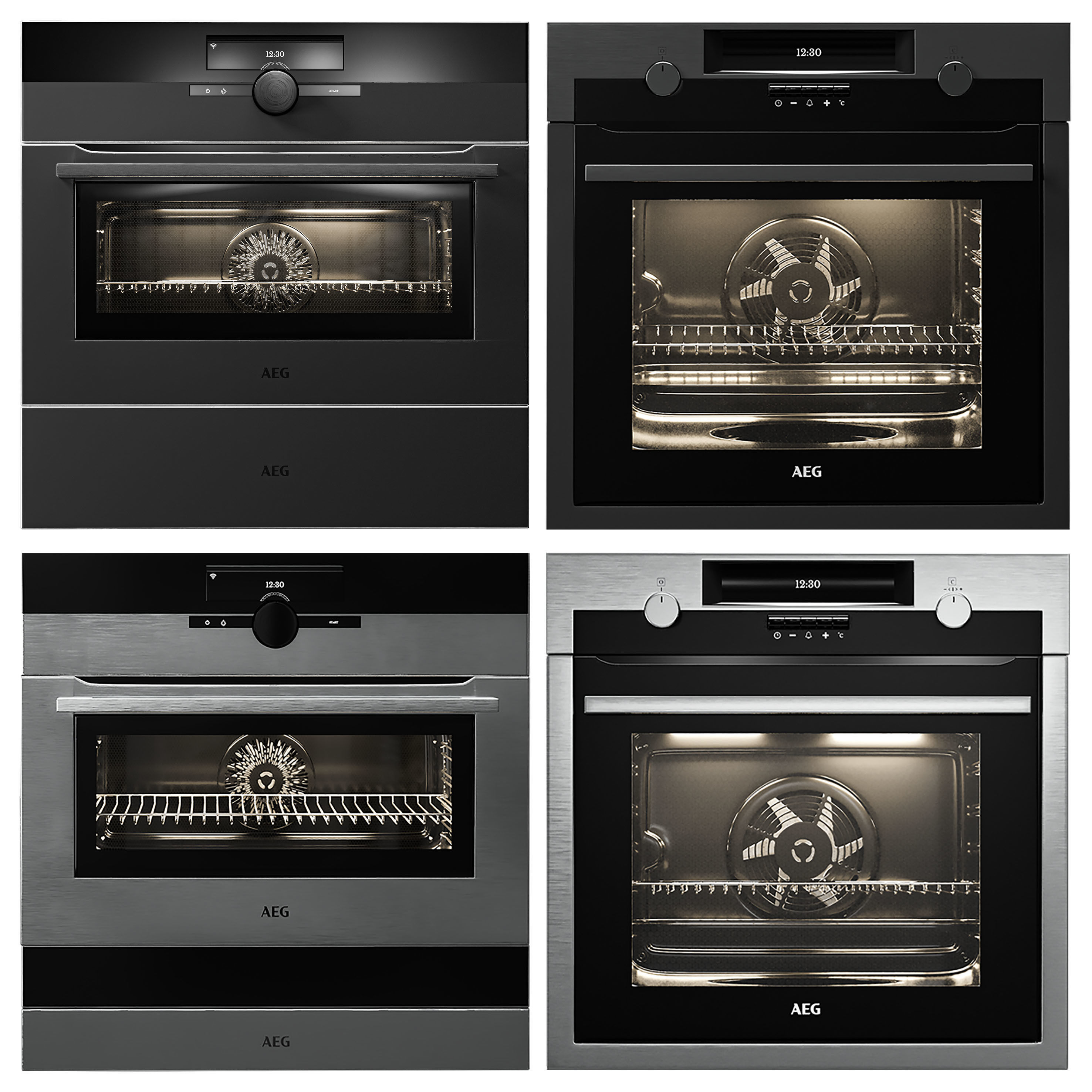 AEG Appliances Collection 3D model CGTrader