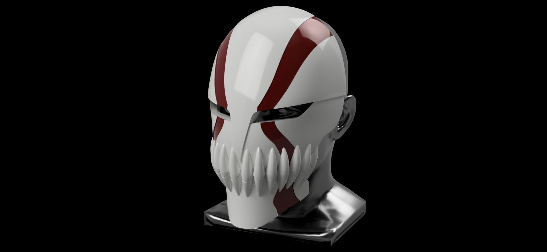 Ichigo Hollow Visored Mask Final Marking Bleach 3D print 3D model