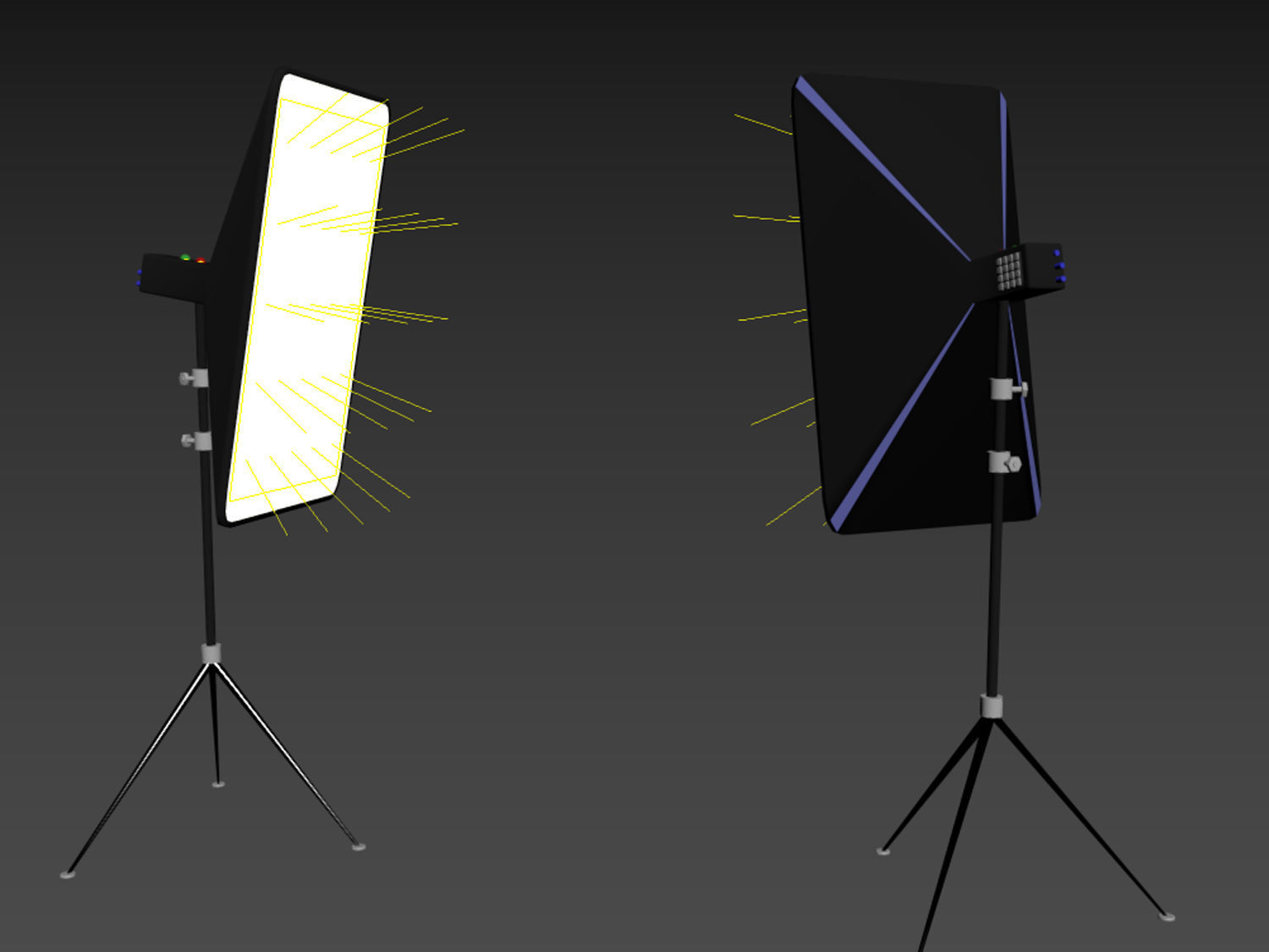 Spotlight Photo studio equipment Tripod Stroboscope 3D model CGTrader