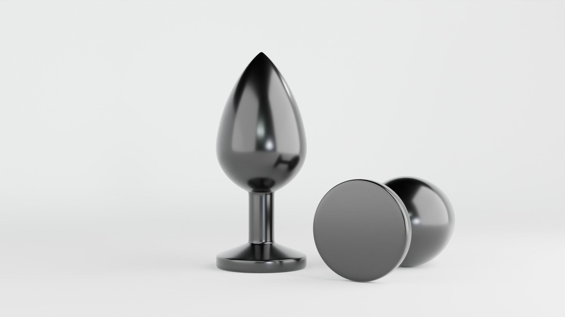 3D model Butt Plug Set VR / AR / lowpoly CGTrader