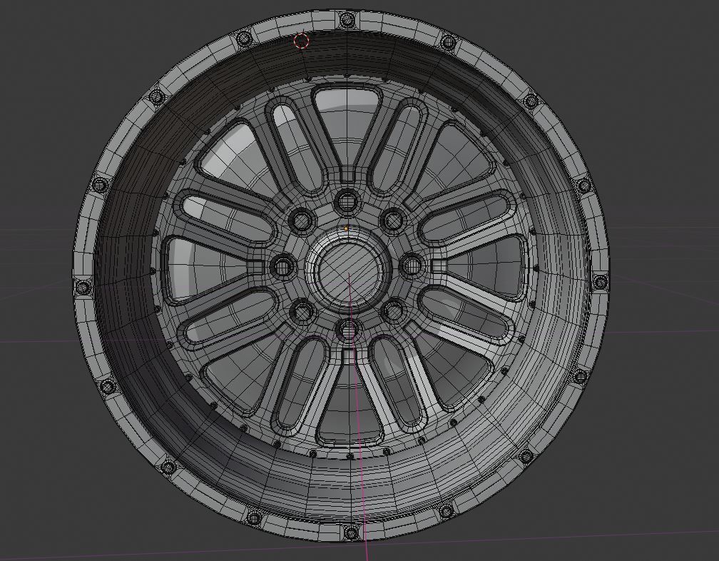 DUALLY RIM SET 3D model | CGTrader