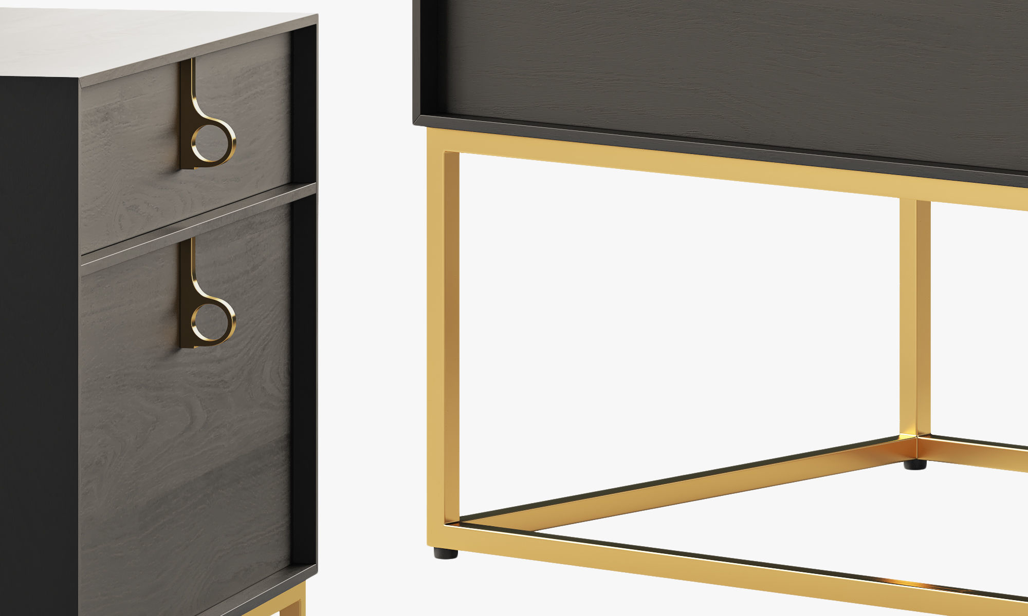 Joybird Soho Chests 2 option 3D model CGTrader