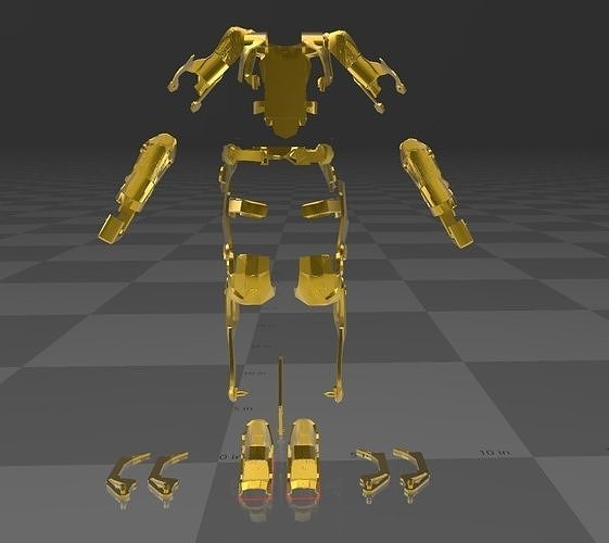 vultures-spiderman exoskeleton 3D model 3D printable | CGTrader