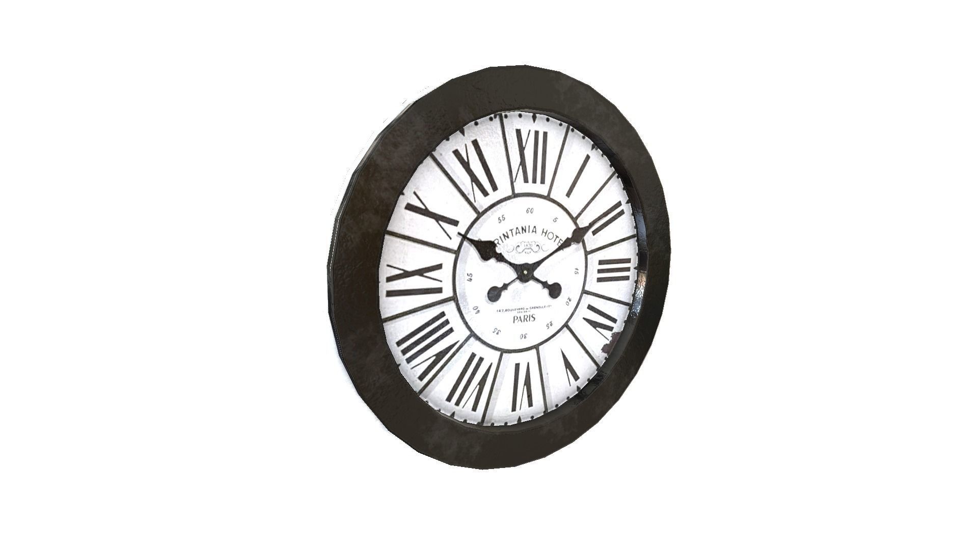 Round Wall Clock free 3D model CGTrader