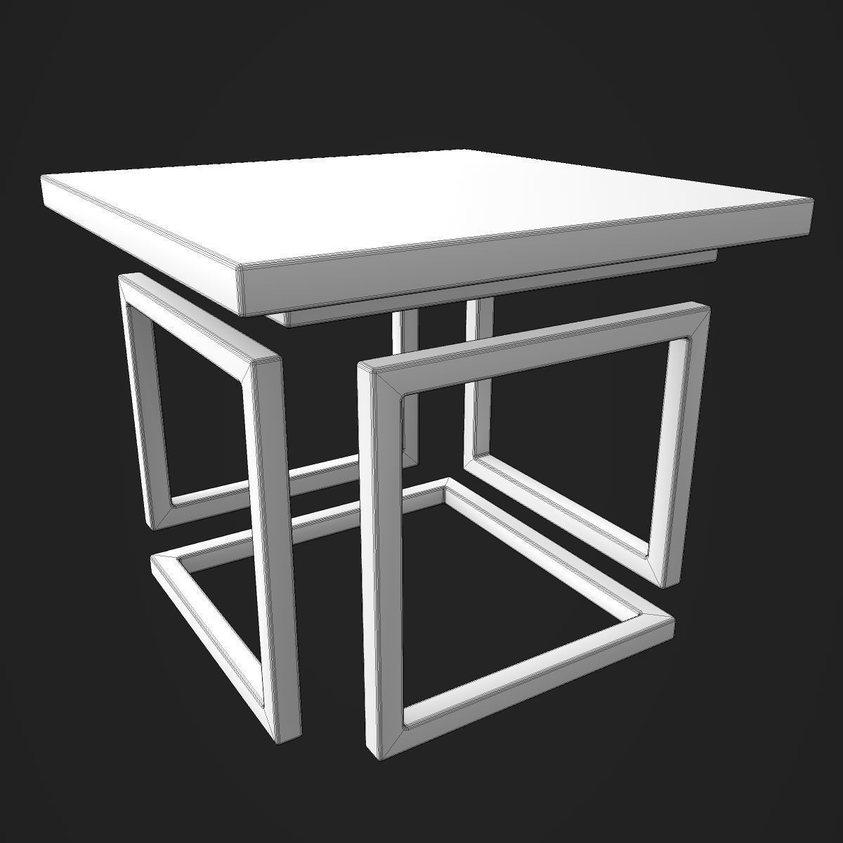 Abstract Coffee Table free 3D model CGTrader