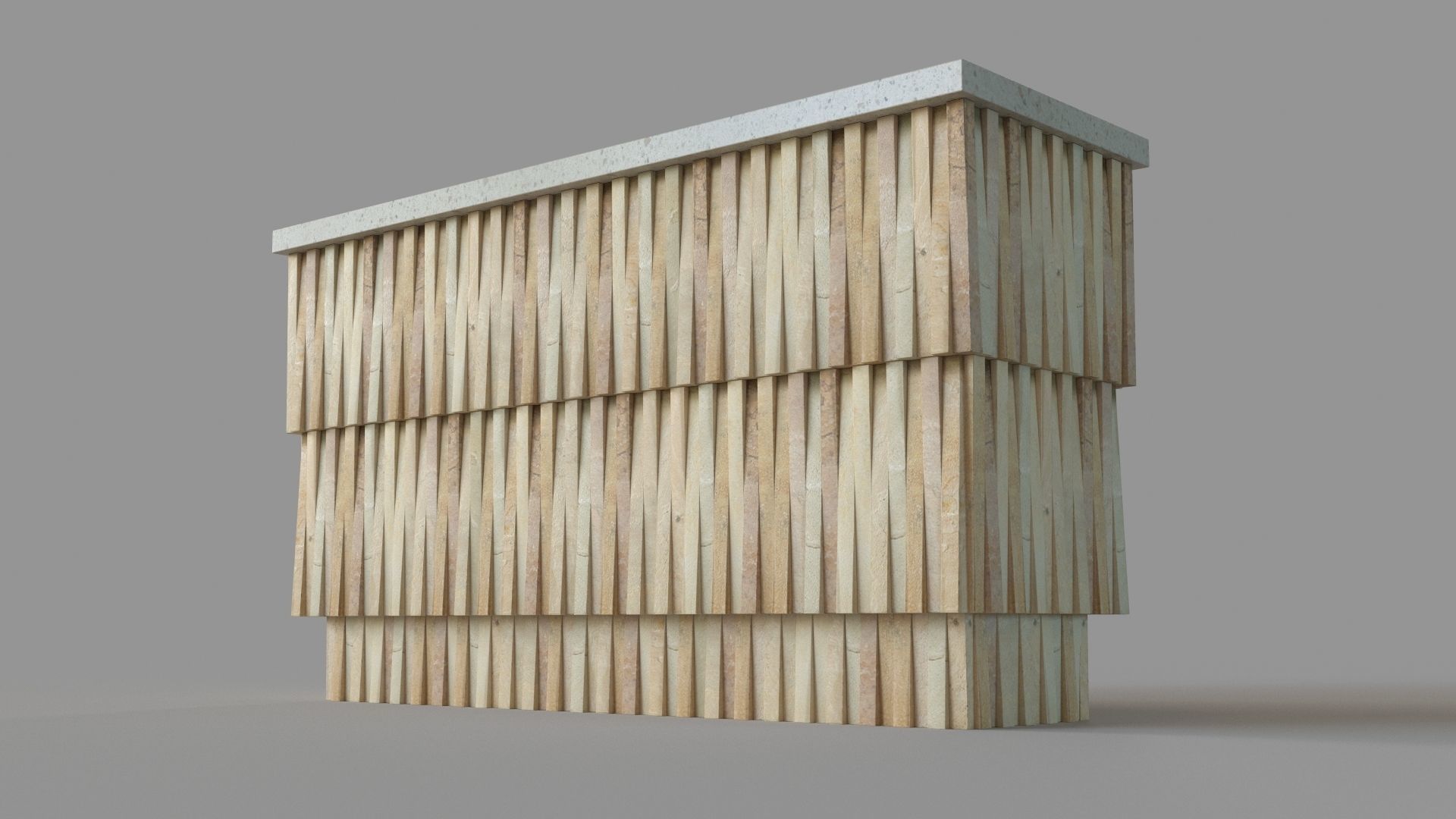 Teeter Totter Console Table 3D model CGTrader