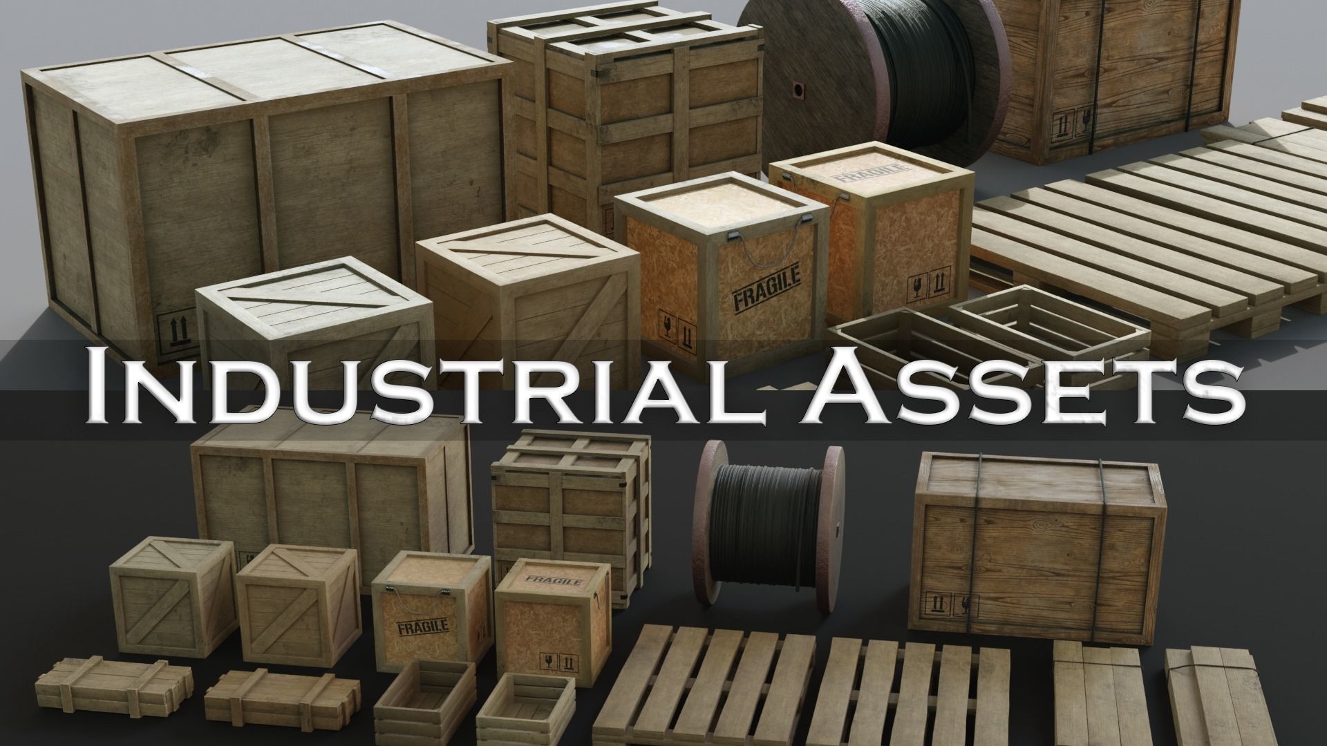Industrial Assets 3D model CGTrader