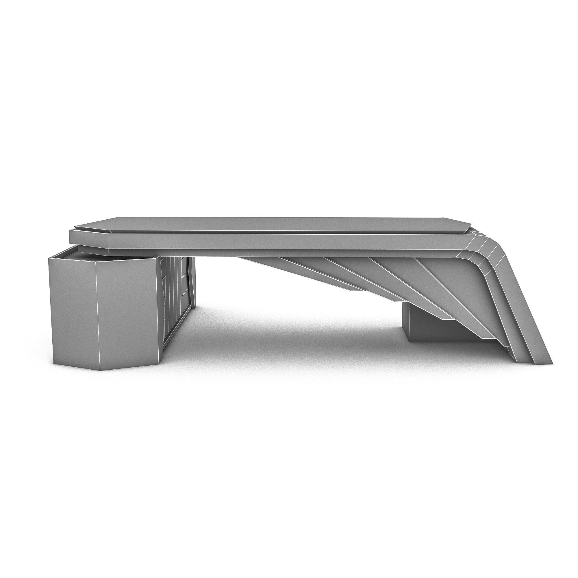 3D model 3D boss table VR / AR / lowpoly CGTrader
