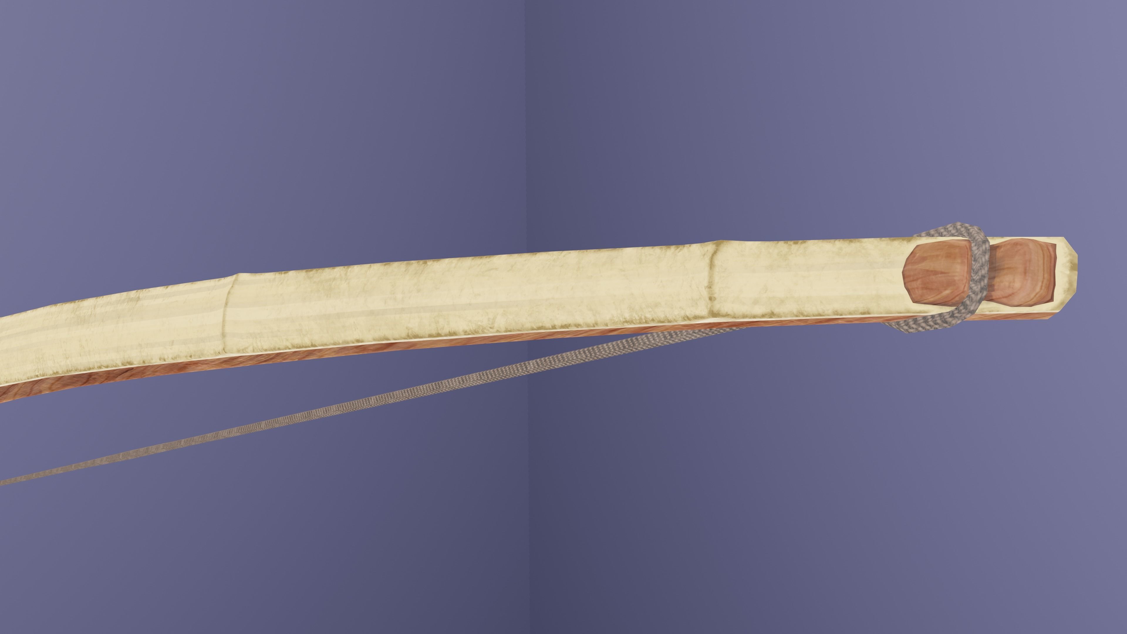 3D model Bow with bamboo backing VR / AR / lowpoly CGTrader