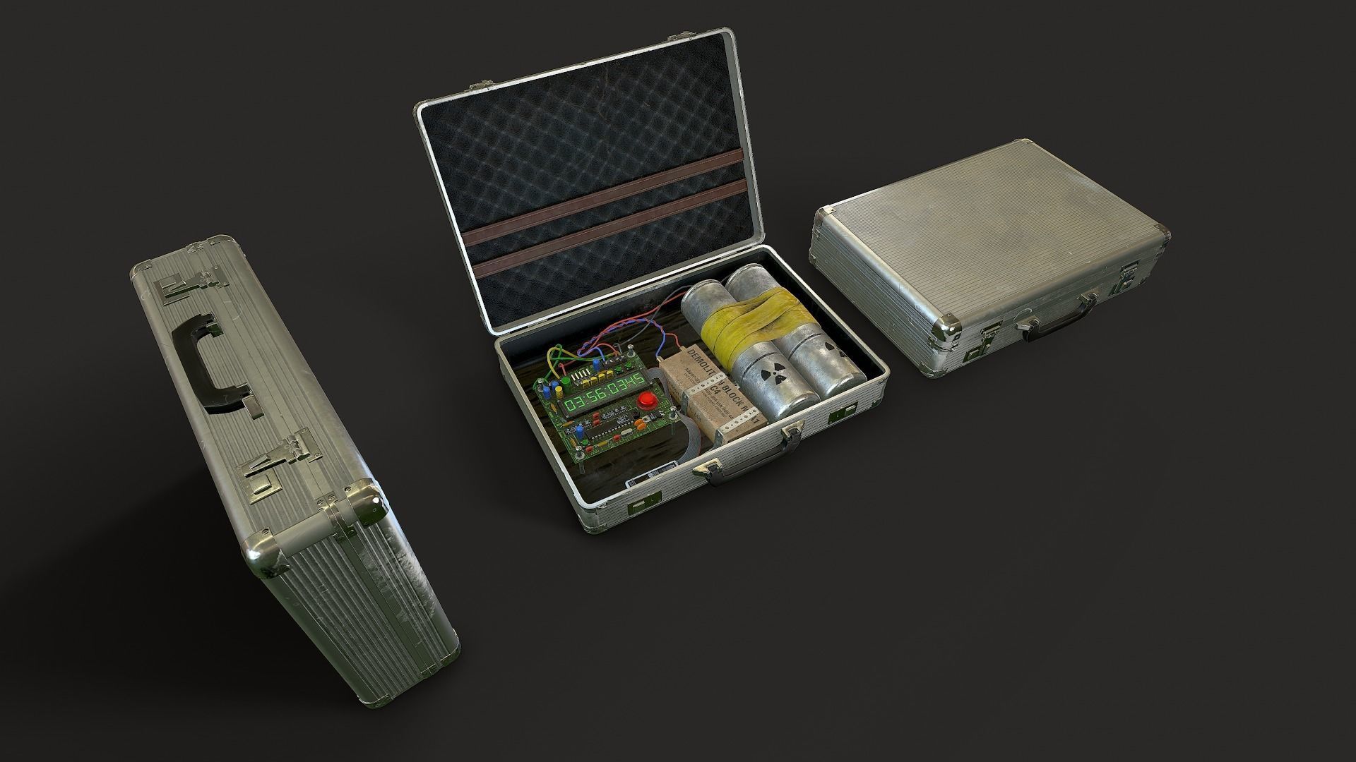 3D model Bomb Suitcase VR / AR / lowpoly CGTrader