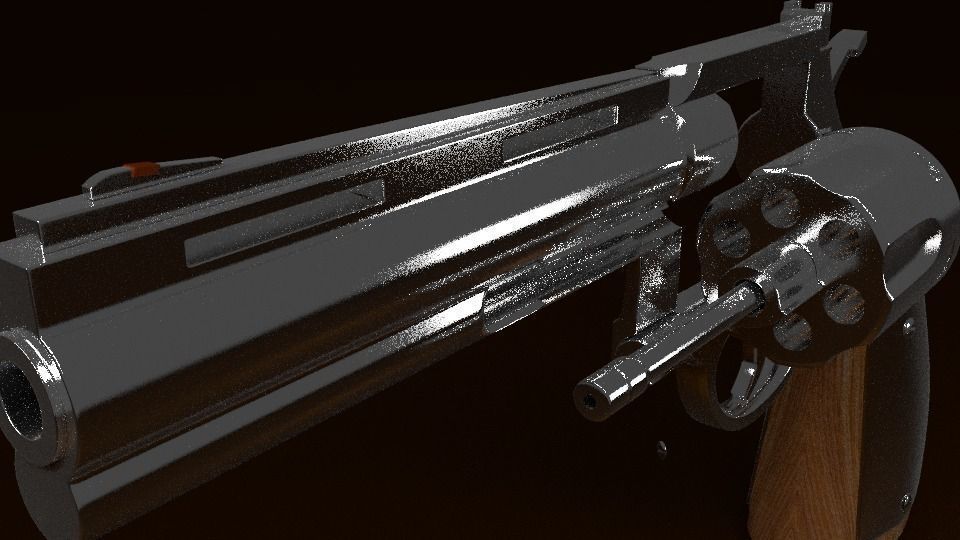 Colt Python Revolver 3D model | CGTrader