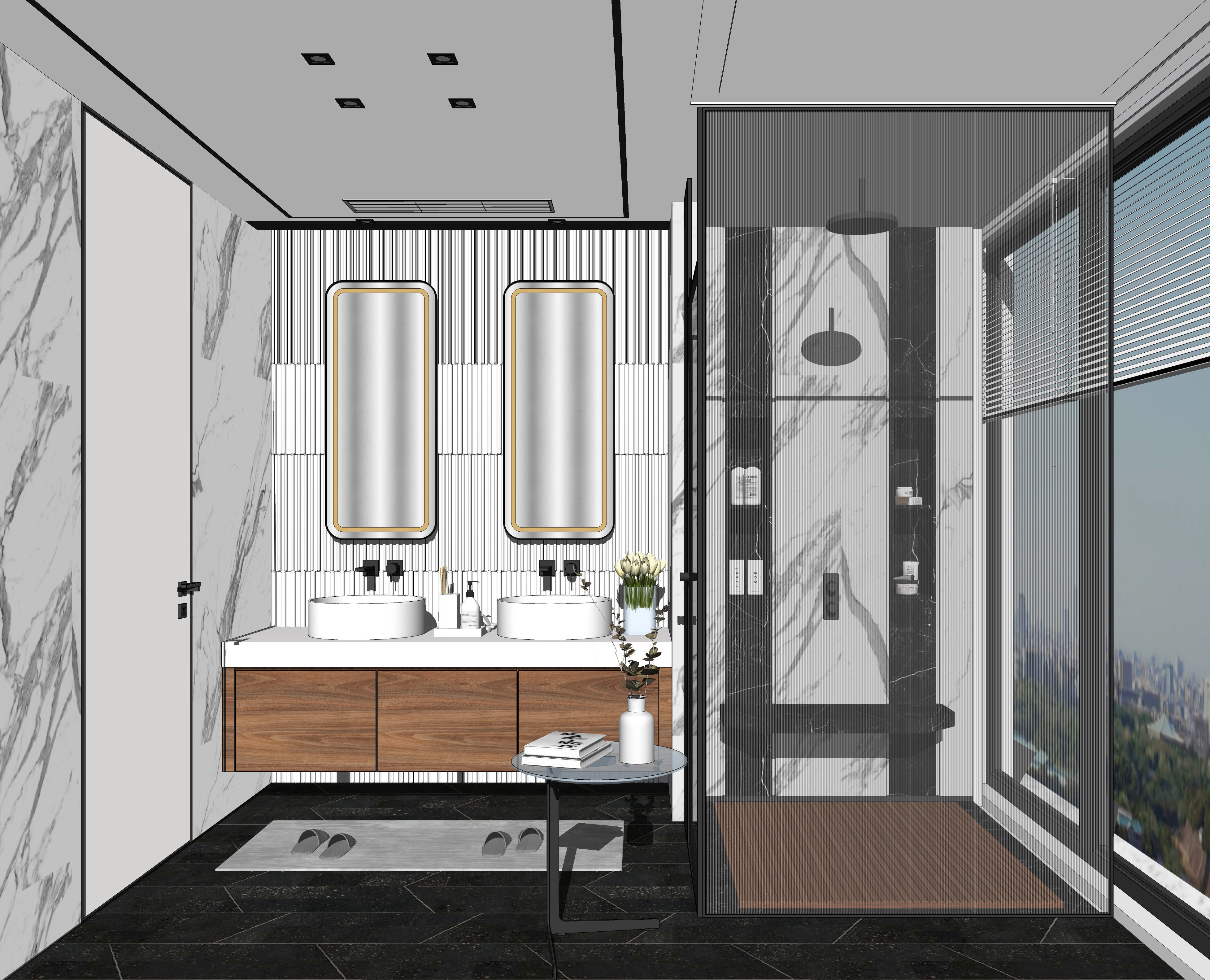 23 Sets Of Bathroom sketchup Model INTERIOR DESIGN 3D model | CGTrader