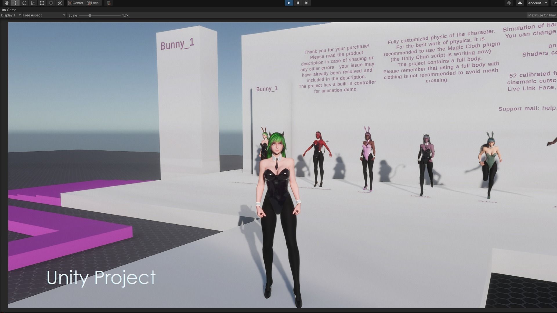 3D model Devil Bunny-Cute Anime Demon Daemon Satan StylizedCharacter ...