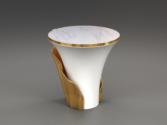 3D model Yasmin side table bykoket style type 2 VR / AR / lowpoly