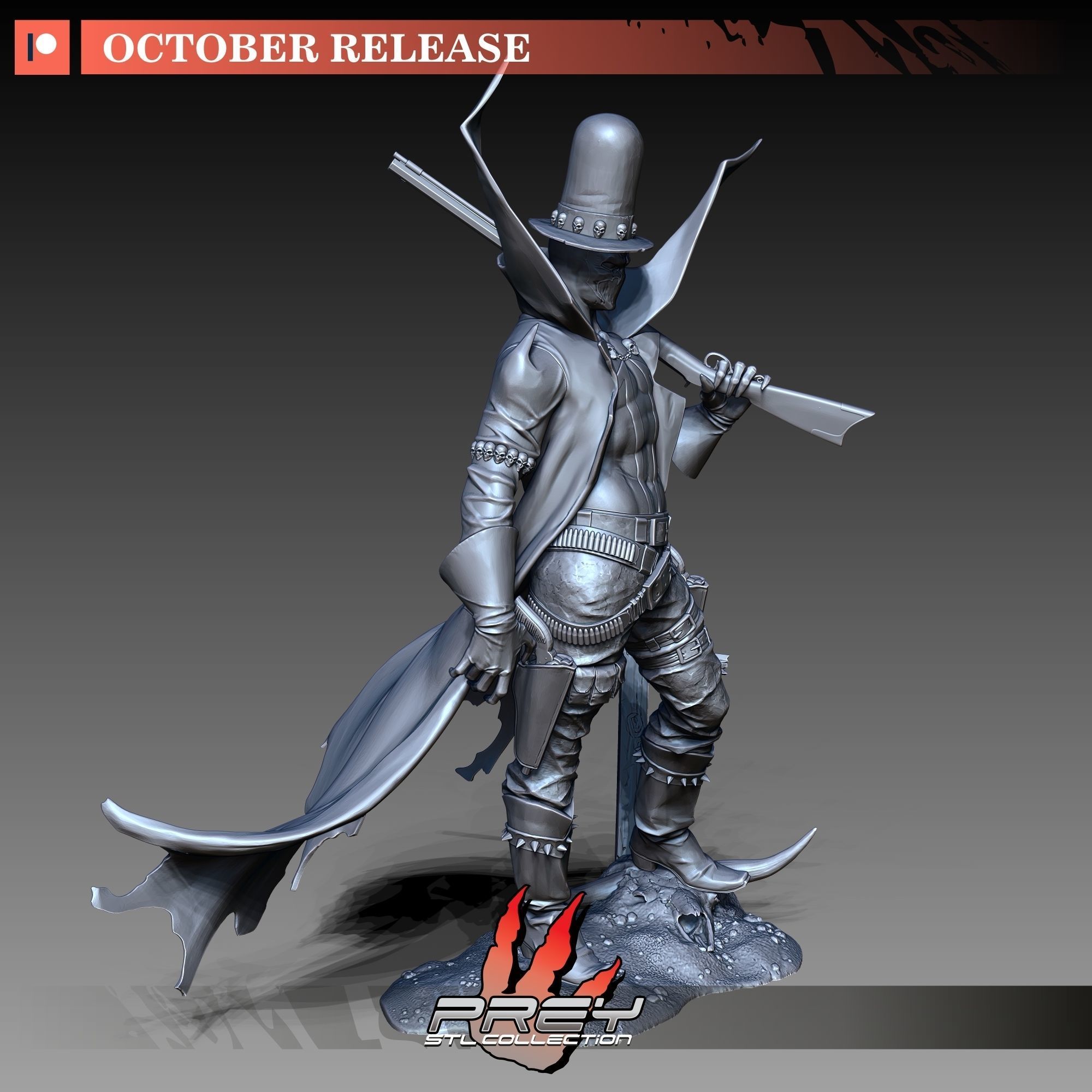 GUNSLINGER 3D model 3D printable | CGTrader