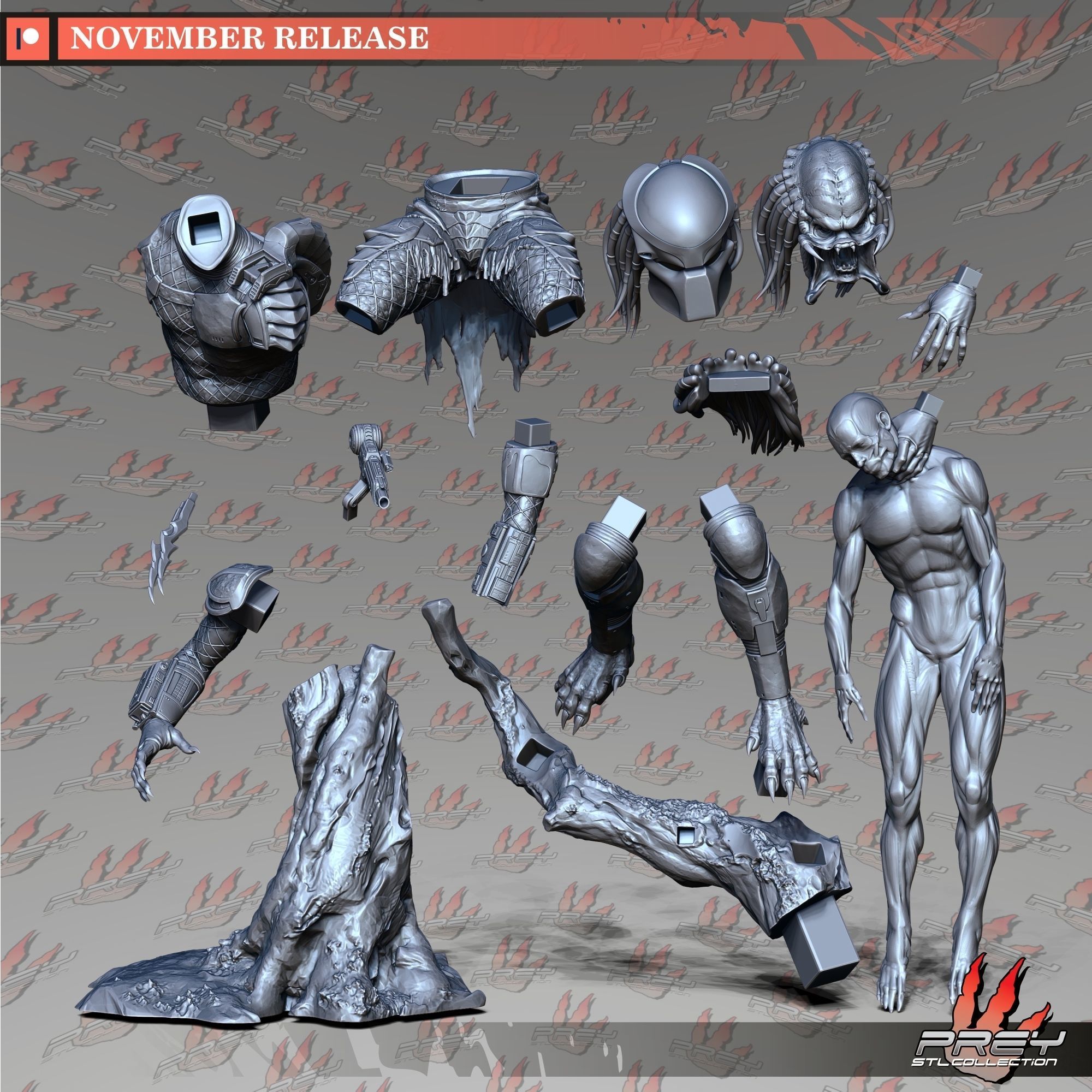 PREDATOR 3D model 3D printable | CGTrader