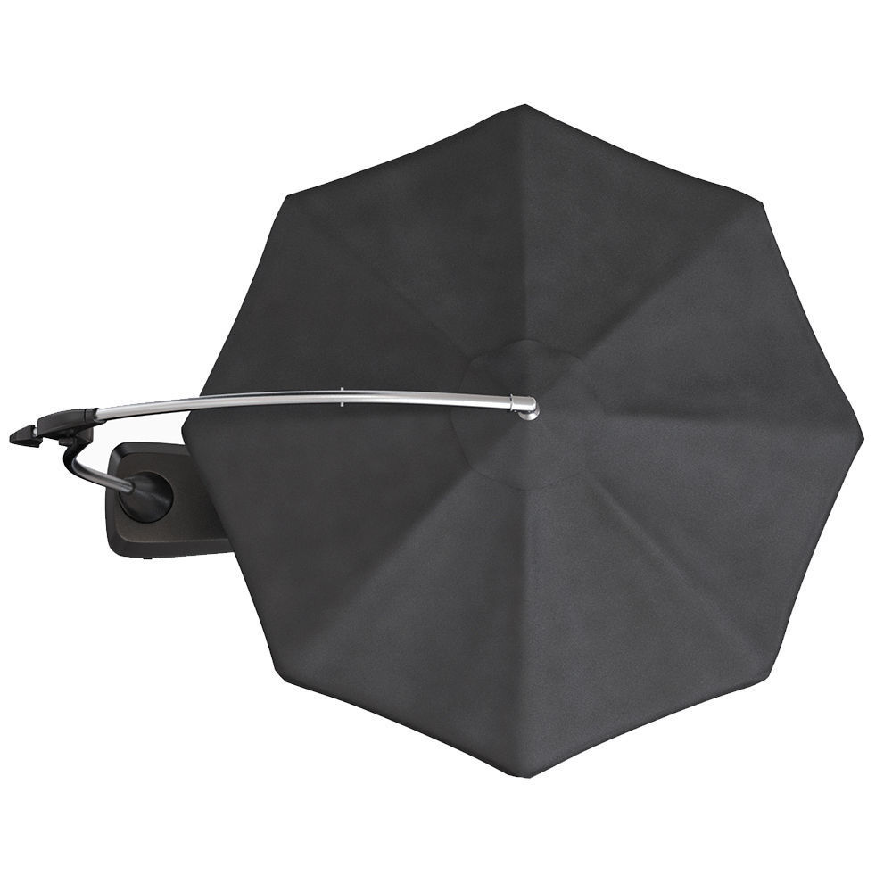 Hanging parasol HAUGESUND D300 black JYSK 3D model CGTrader
