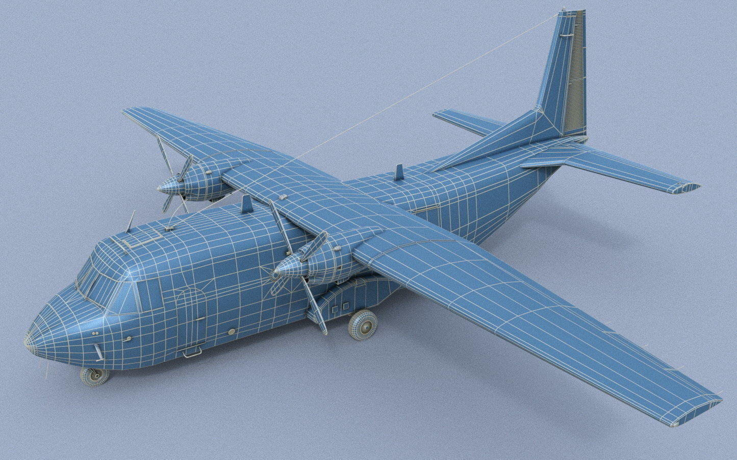 CASA 212 Aviocar 3D model animated | CGTrader