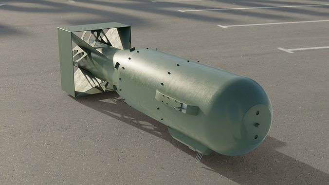 3D model Little Boy nuclear bomb VR / AR / low-poly | CGTrader