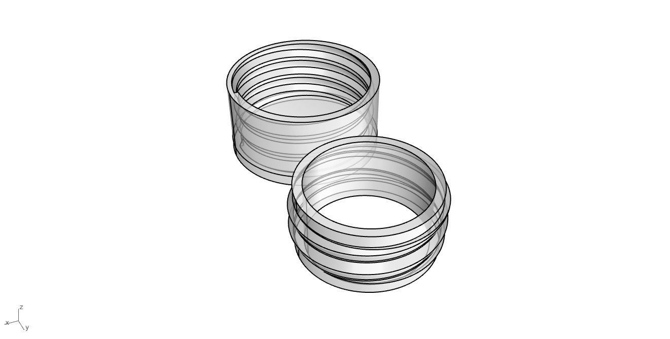 Twist Cap Pack from 10mm to 50mm Useful 3D prints 3D model 3D printable CGTrader