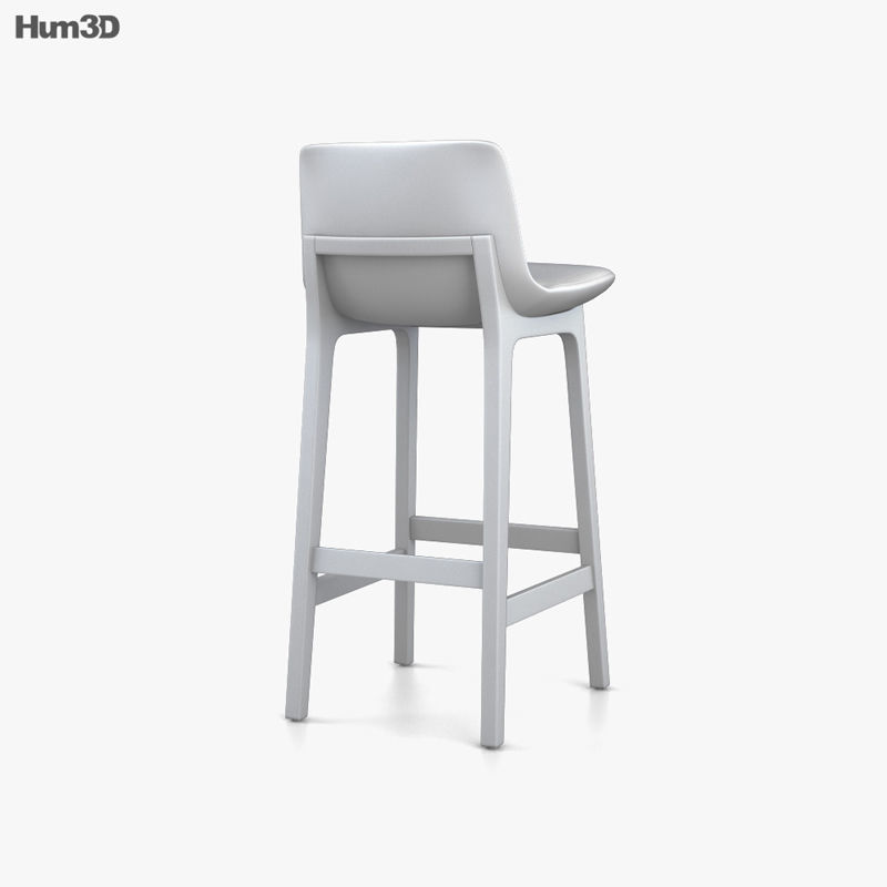 Poliform Ventura Bar stool 3D model CGTrader