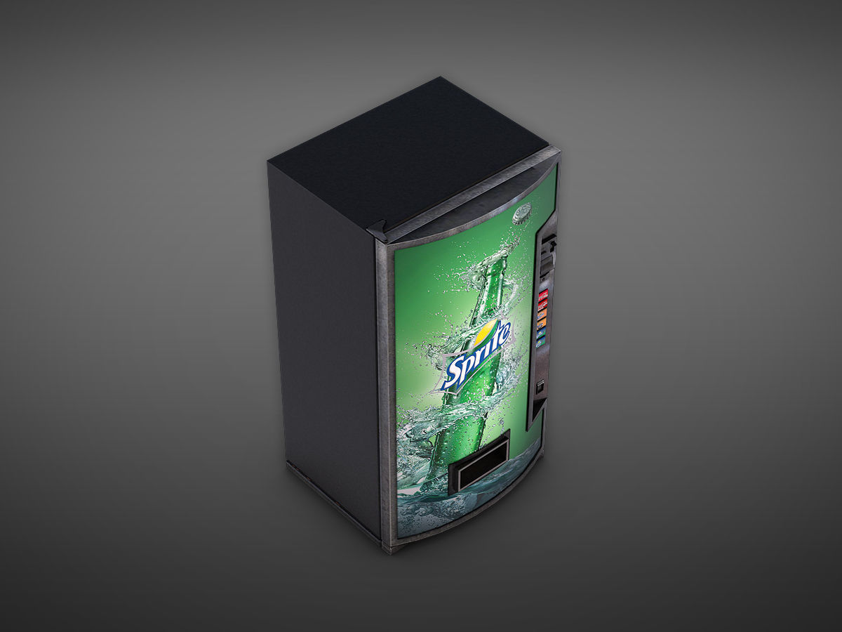 3D model Vending Machine Sprite VR / AR / low-poly | CGTrader