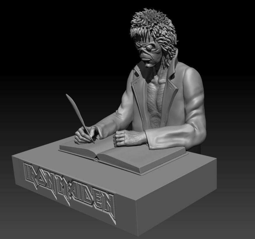 Eddie Iron Maiden 3D model 3D printable | CGTrader