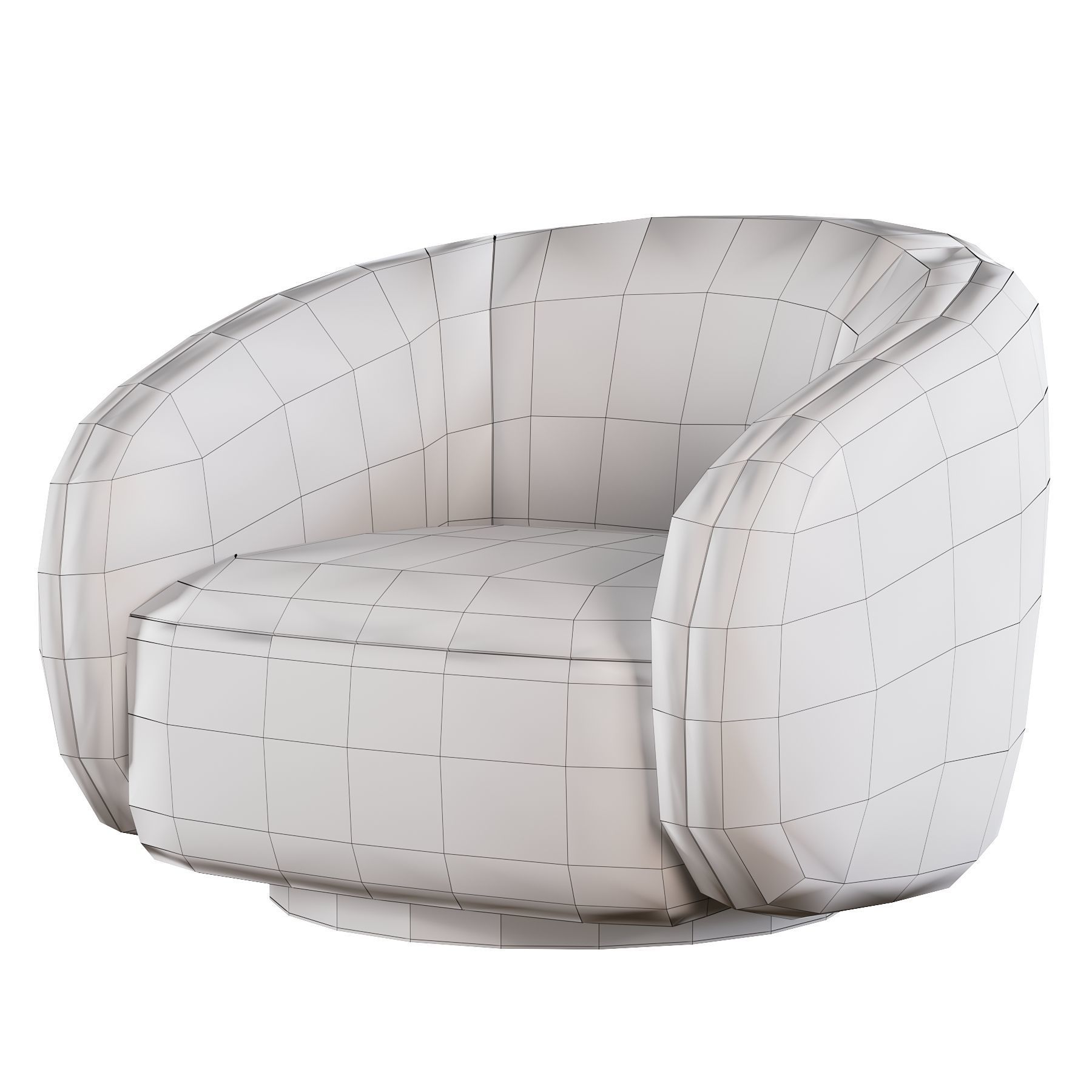 Eichholtz Swivel Chair Brice 3D model CGTrader