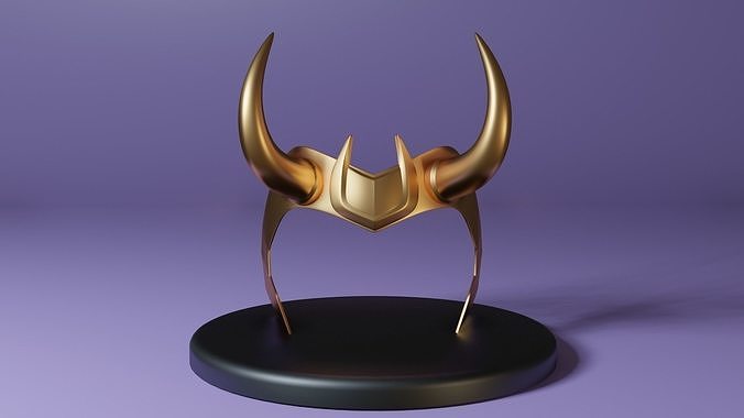 Loki President Crown 3D model 3D printable | CGTrader