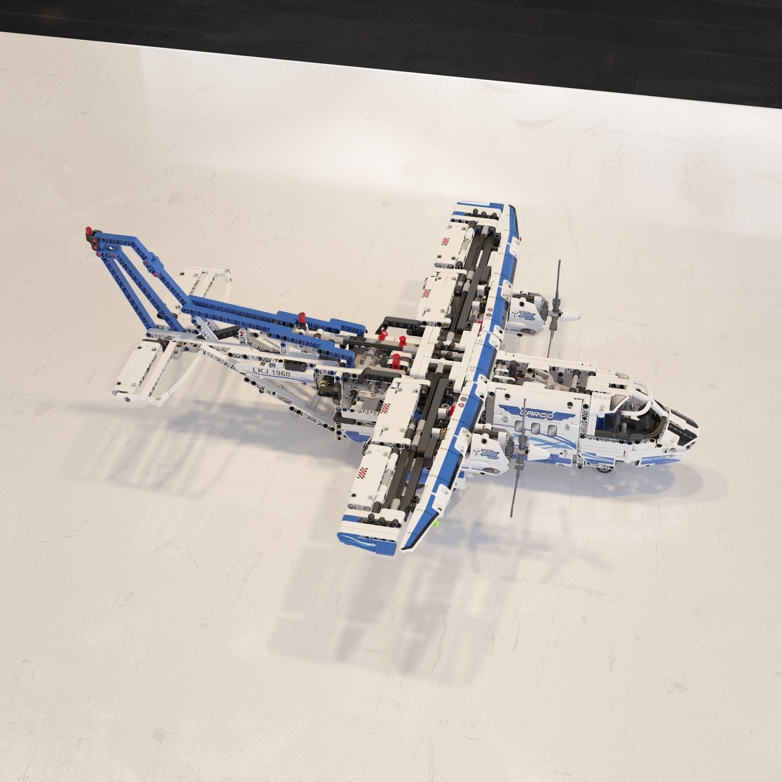 LEGO Technic Cargo Plane - 42025 3D model | CGTrader