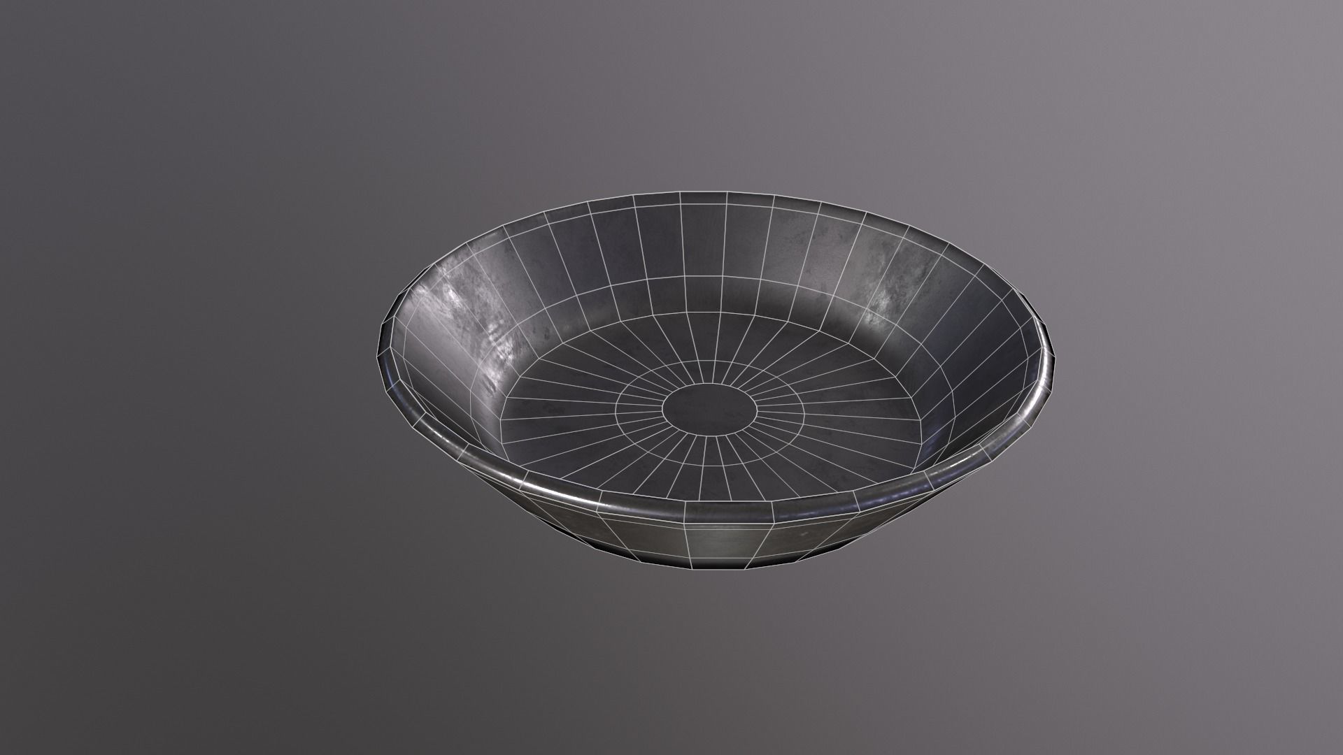 3D model Medieval plate for first courses VR / AR / lowpoly CGTrader