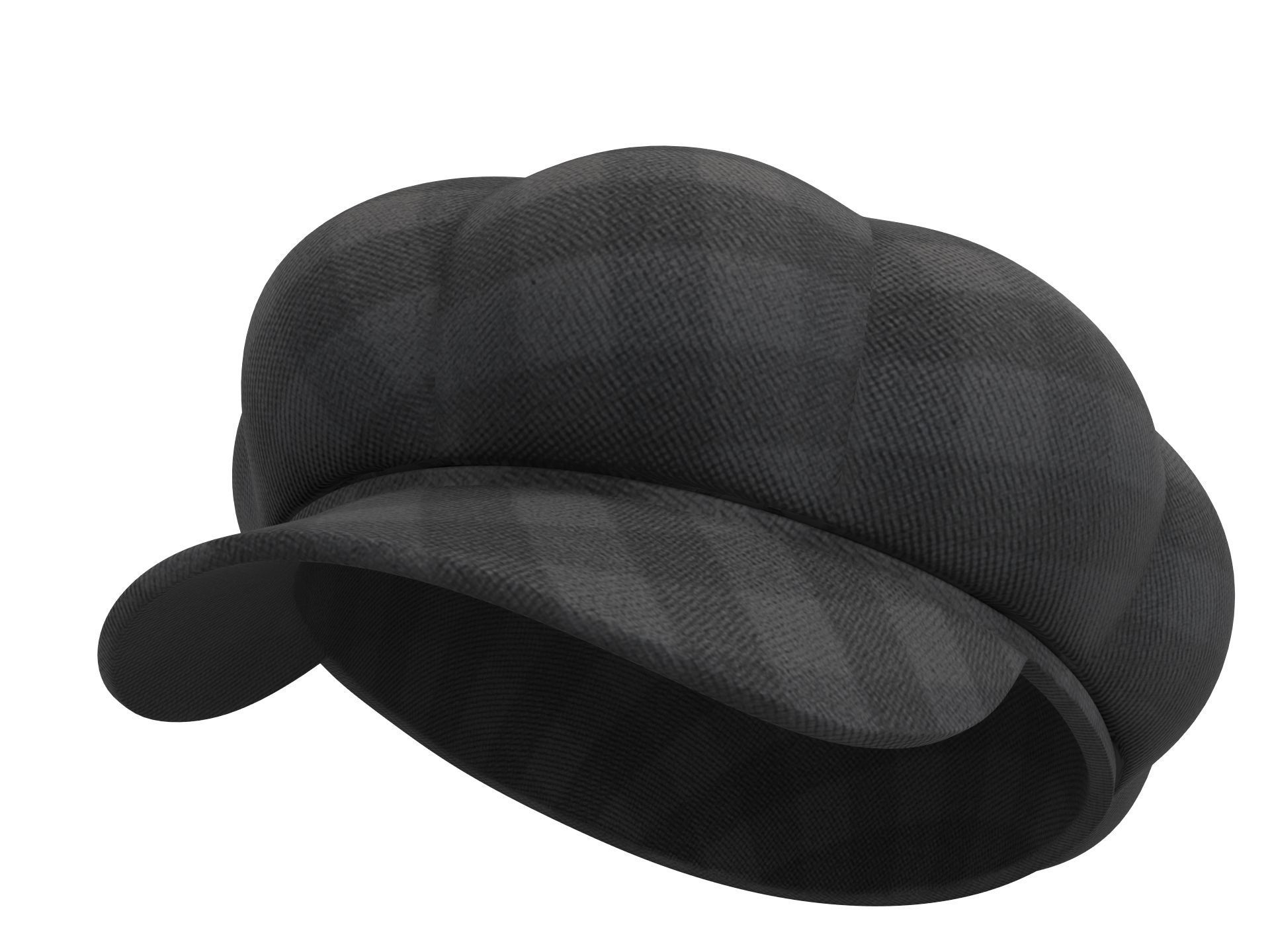 Newsboy Cap 3D model CGTrader