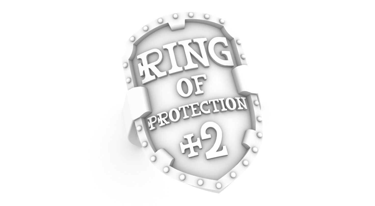 Ring of Protection 3D model 3D printable | CGTrader