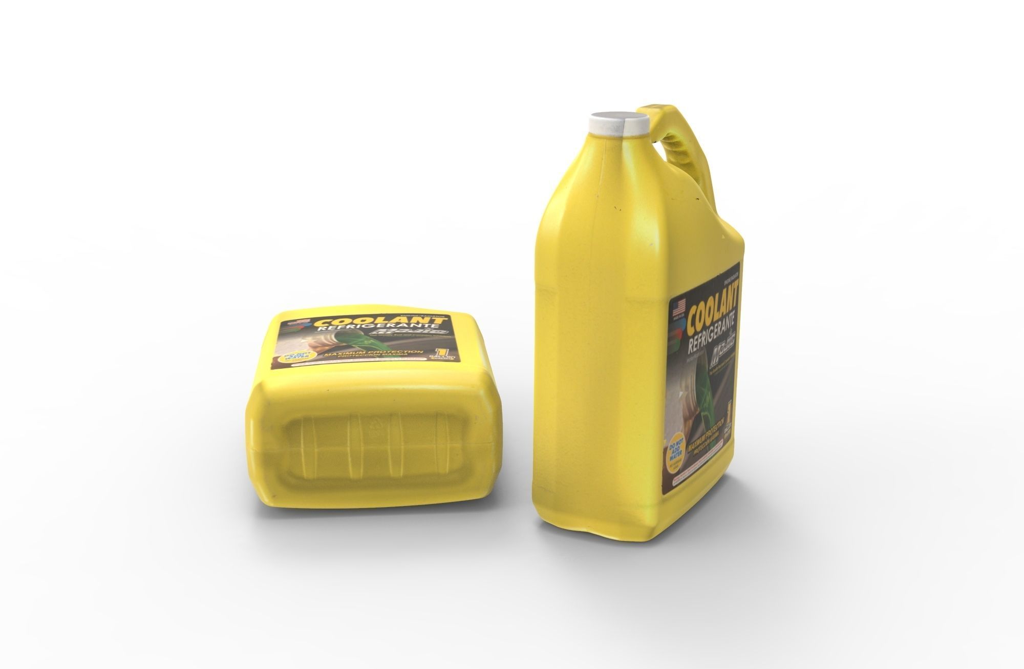 3D model Antifreeze Coolant Bottle VR / AR / lowpoly CGTrader