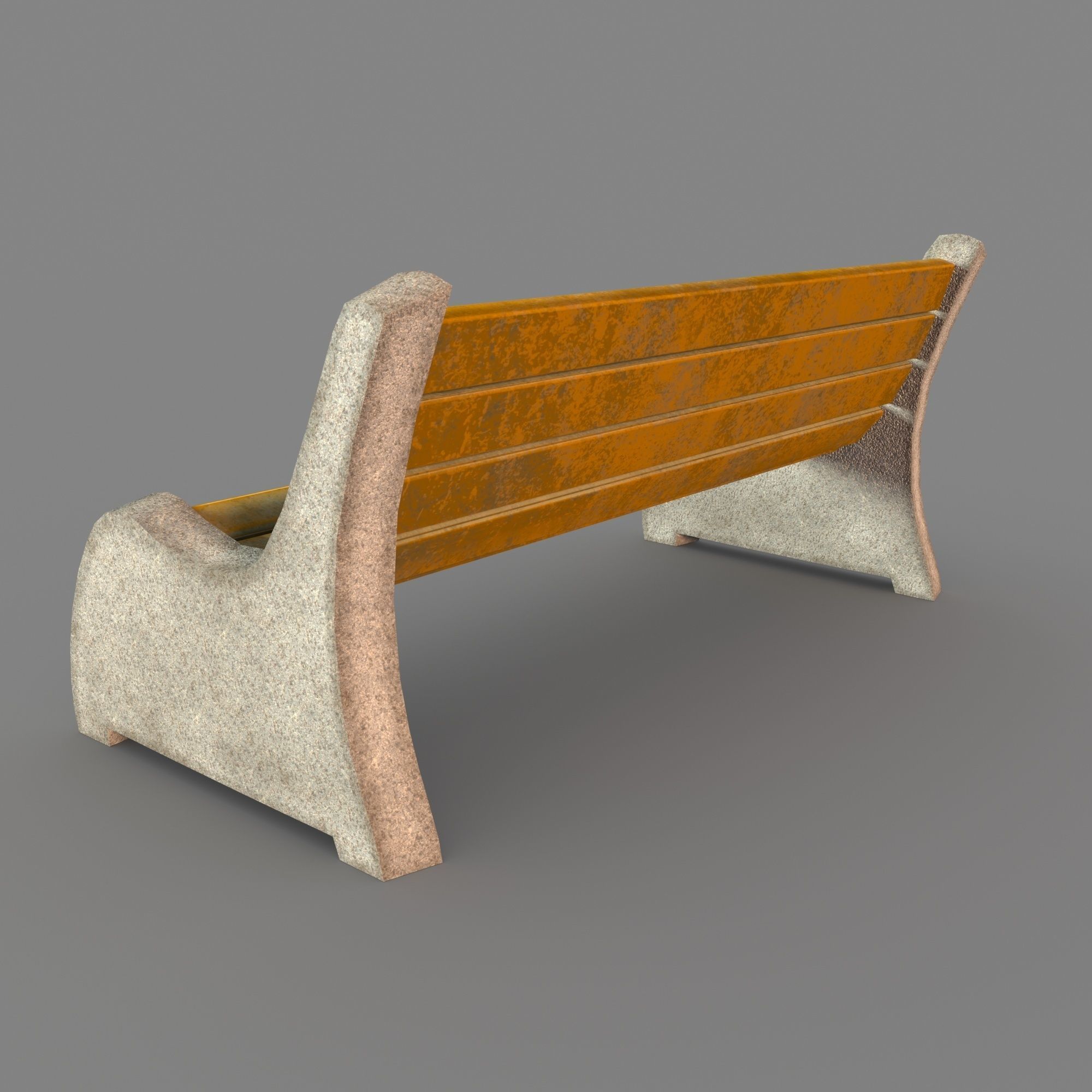 Park Bench Game Asset free VR / AR / lowpoly 3D model CGTrader