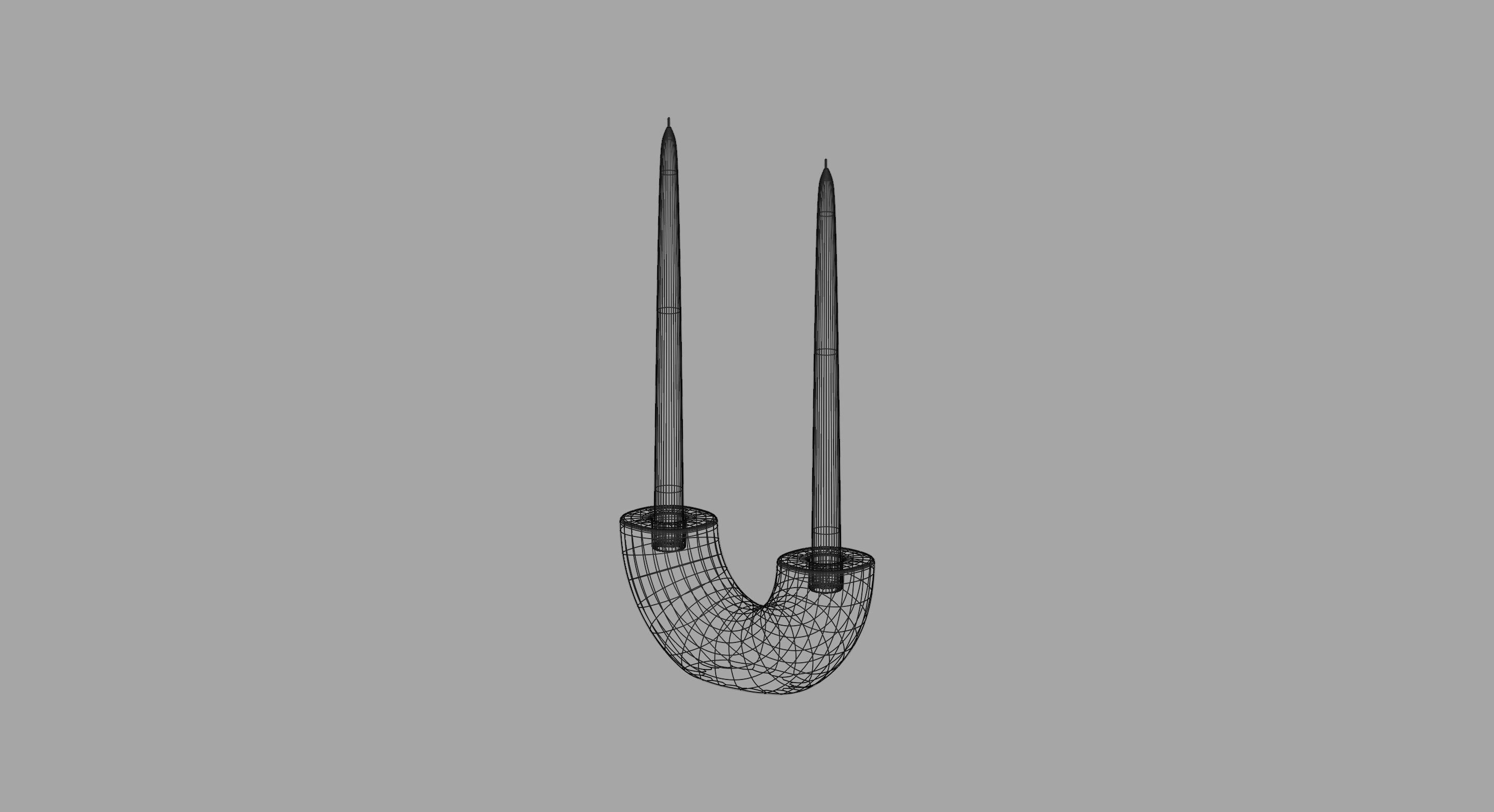 HM Candle Holder 3D model CGTrader