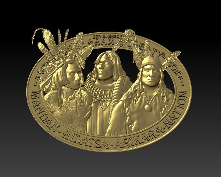 THREE INDIANS 3D model 3D printable | CGTrader