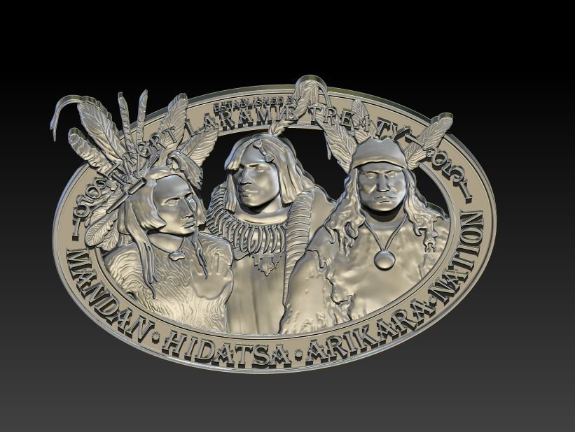 THREE INDIANS 3D model 3D printable | CGTrader