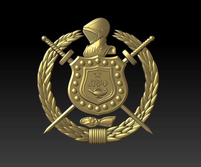 Omega Psi Phi Fraternity 3D model 3D printable | CGTrader