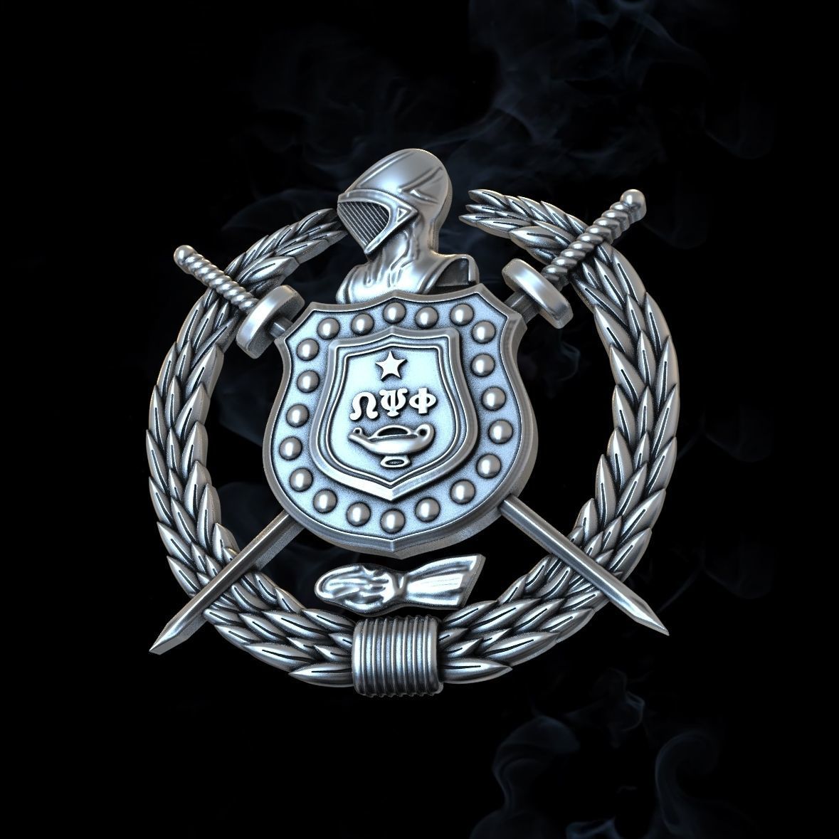 Omega Psi Phi Fraternity 3D model 3D printable | CGTrader