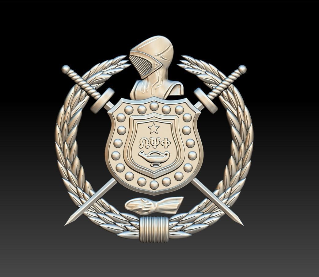 Omega Psi Phi Fraternity 3D model 3D printable | CGTrader