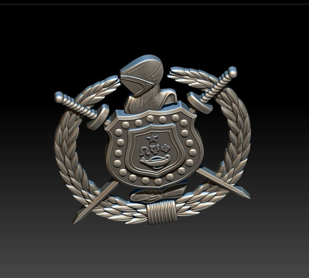 Omega Psi Phi Fraternity 3D model 3D printable | CGTrader