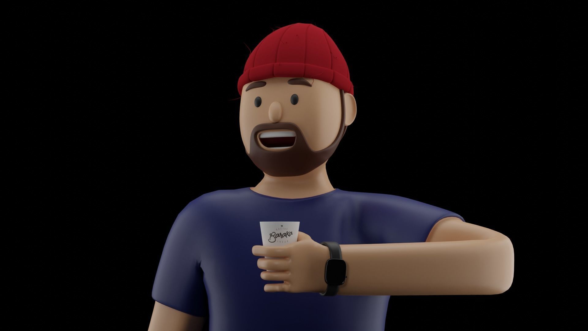 3D model Coffee Guys VR / AR / lowpoly CGTrader
