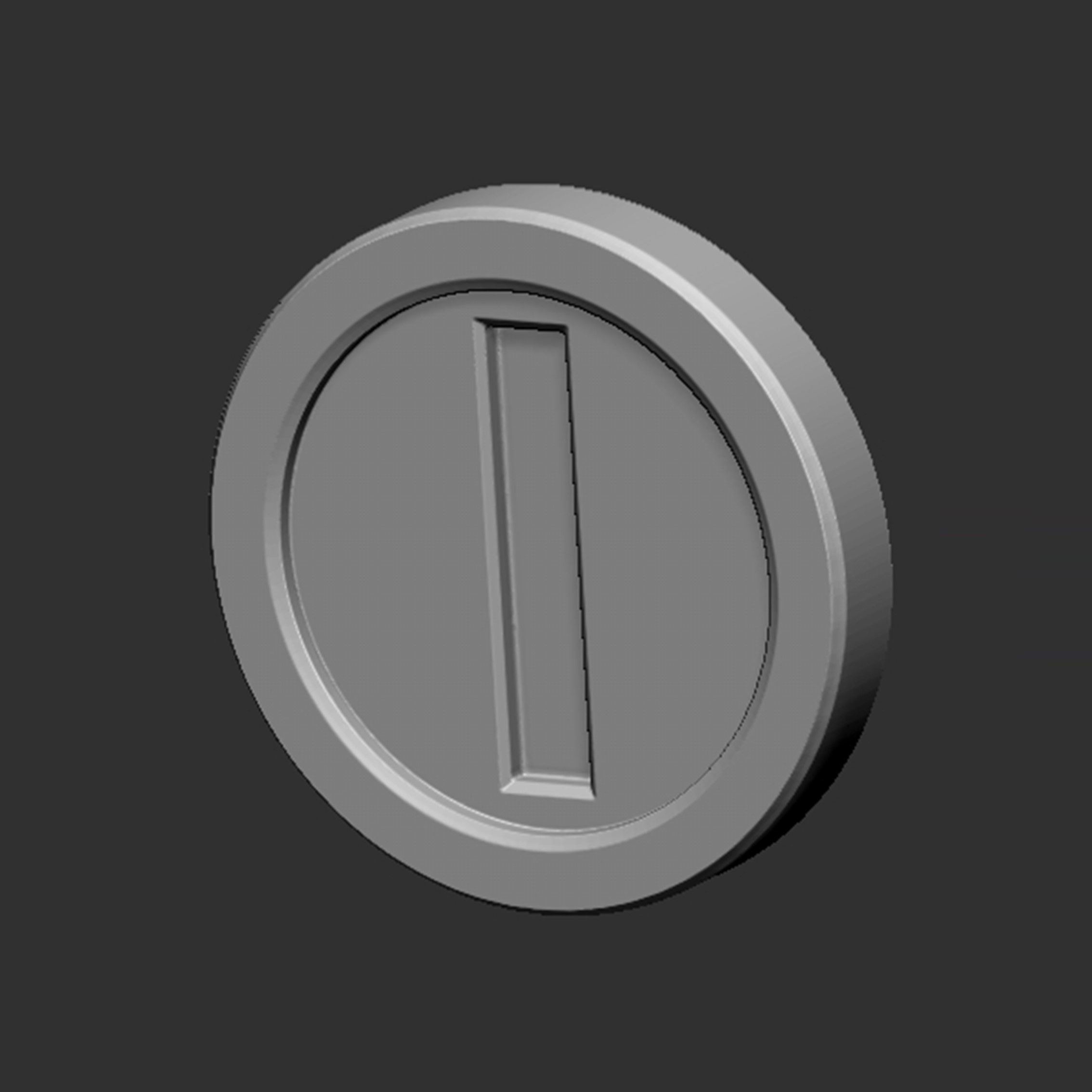 Coin Mario 3D model 3D printable | CGTrader