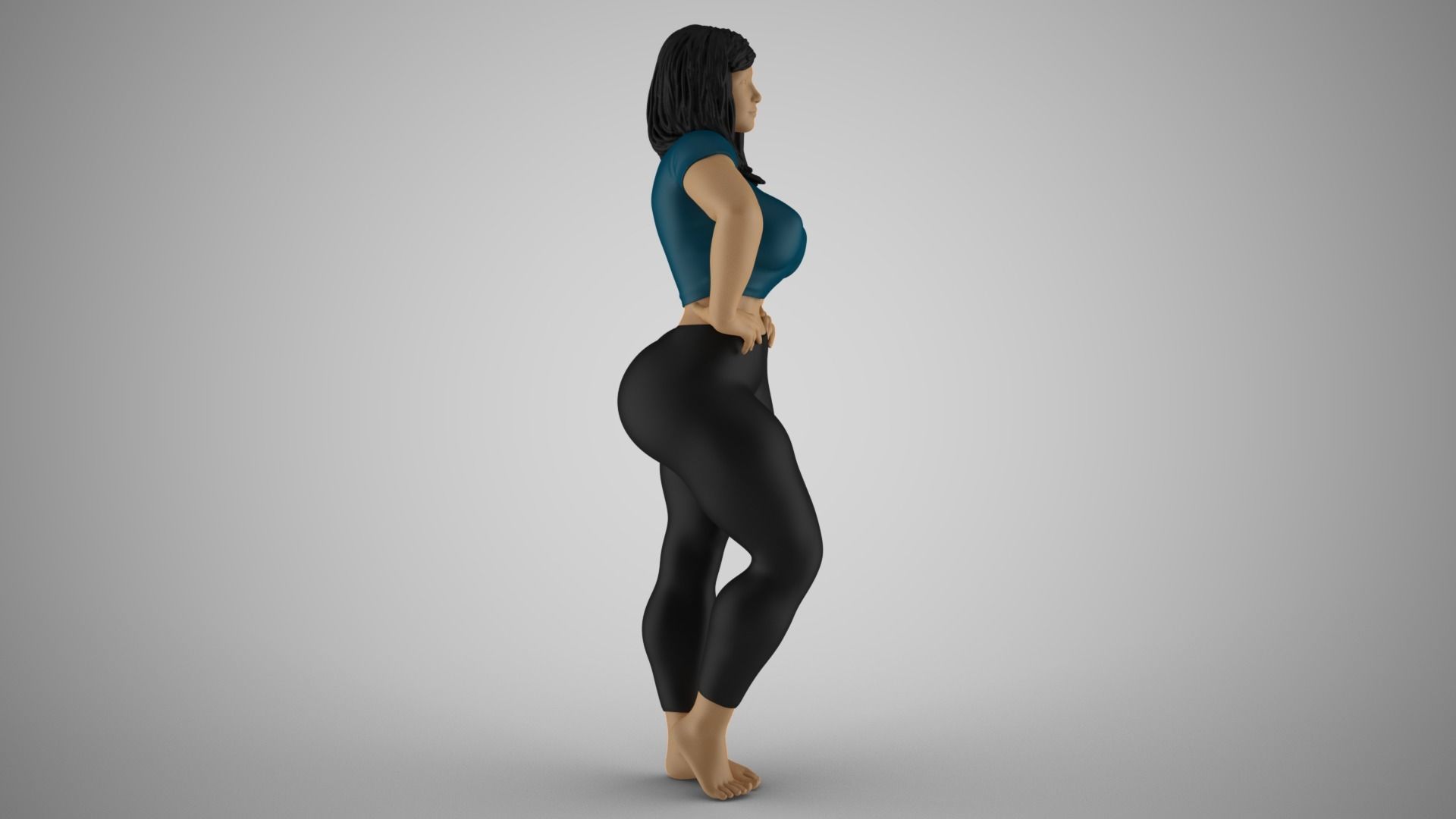 Headstrong Woman 3D model 3D printable CGTrader