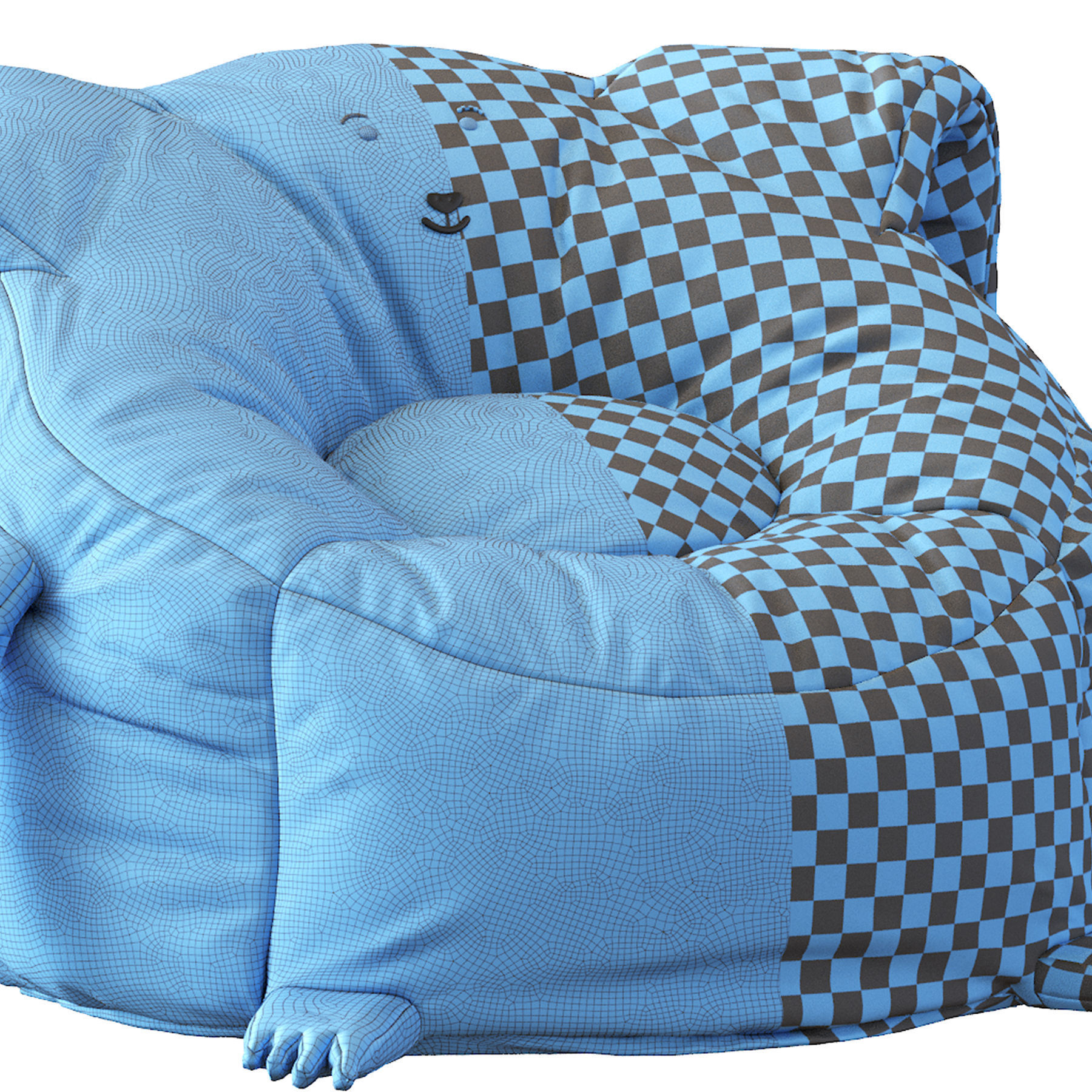 Animal Bean Bag Chairs 3D model CGTrader
