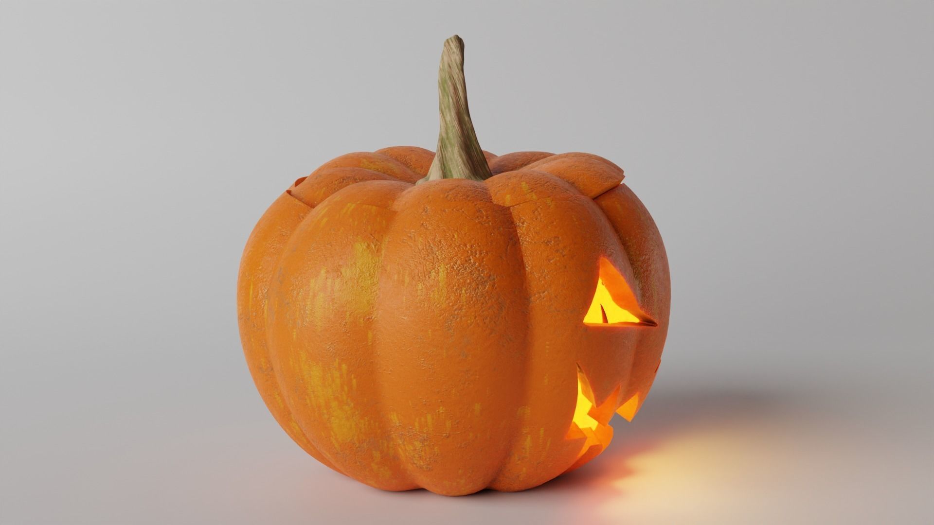 Halloween Pumpkin free VR / AR / low-poly 3D model | CGTrader