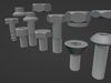 Nuts And Bolts 3d Models - Free Download free 3D model | CGTrader
